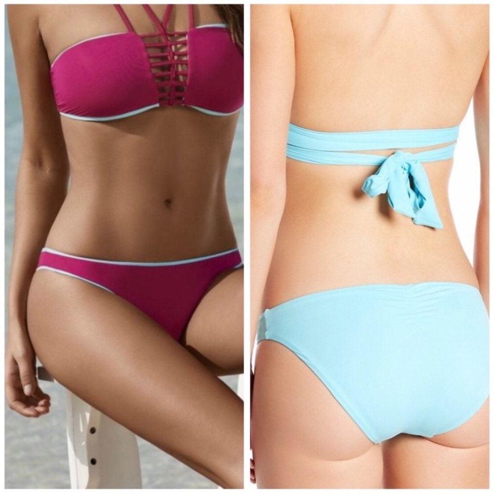 Pilyq Dreamy Reversible Basic Full Bikini Bottoms